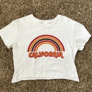 Cropped California tshirt